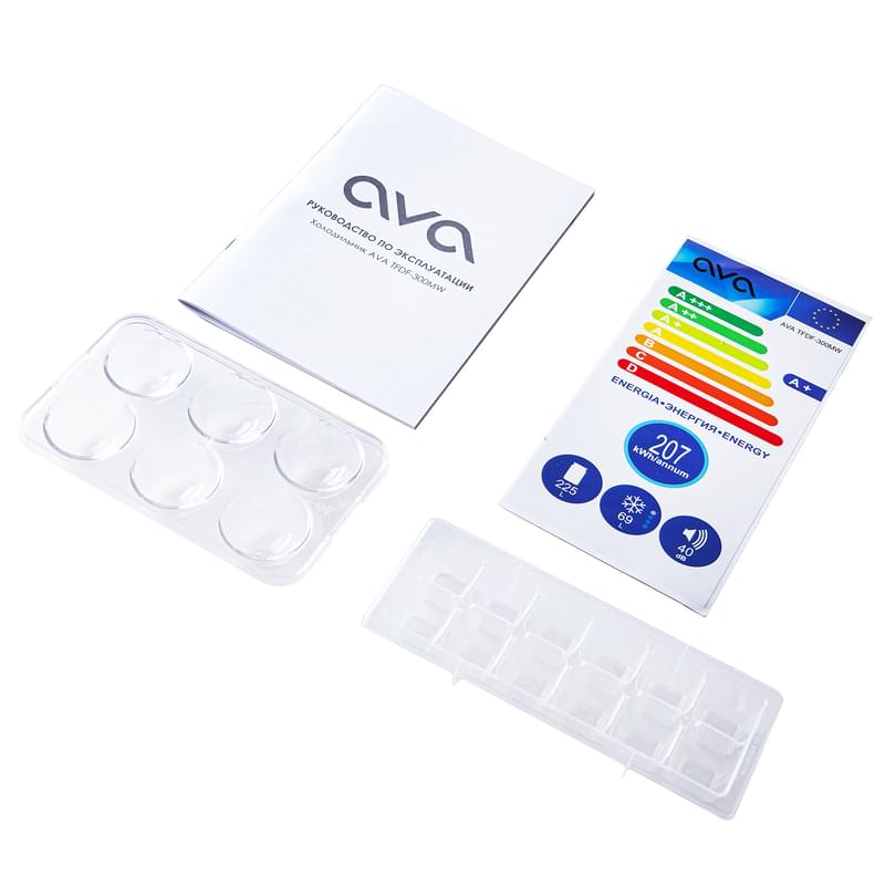 Холодильник AVA TFDF-300MW - фото #6, Technodom.kz