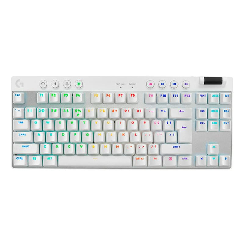 Игровая клавиатура LOGITECH G PRO X TKL, WHITE (920-012148) - фото #0, Technodom.kz