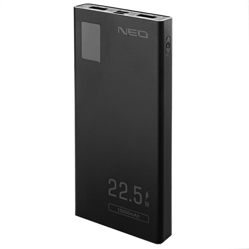 NEO зарядтағышына арналған керек-жарақ, 10000Mah, Fast Wired Charging 22.5Вт, black (PBCL-10K22.5W) - фото #1, Technodom.kz
