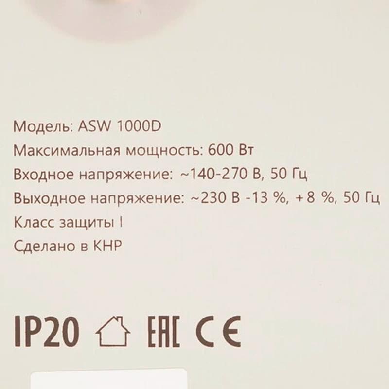 Стабилизатор Defender ASW 1000D/600Вт настенный (99045) - фото #4, Technodom.kz