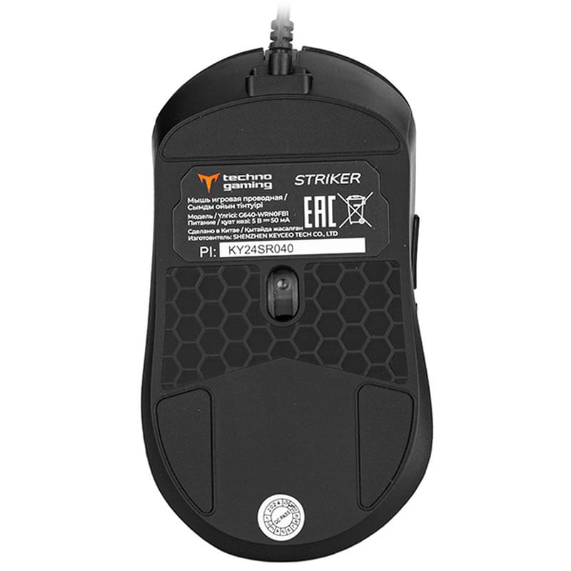 TechnoGaming Striker, Black (G640-WRN0FB1) ойын тінтуірі - фото #7, Technodom.kz