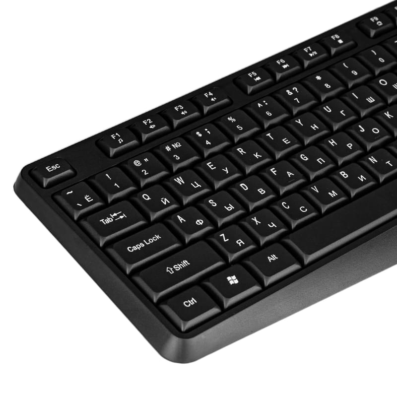 Клавиатура проводная USB Neo KCK100, чёрный, 104 (OMFS1-WRN00MB000) - фото #2, Technodom.kz