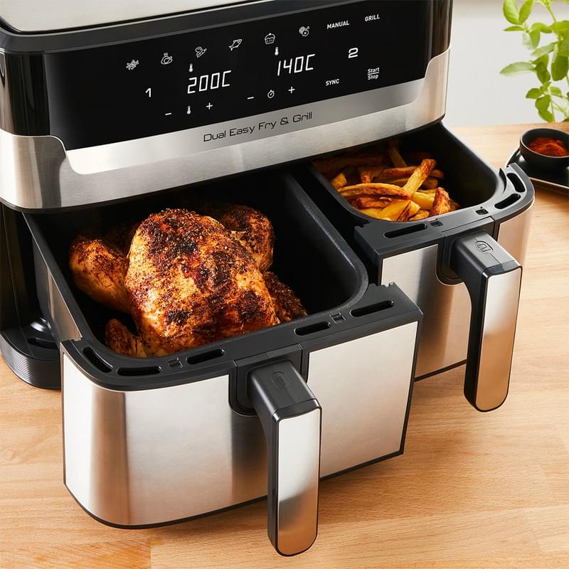 Tefal Dual Easy Fry&Gril EY-905D10 Аэрогрилі - фото #9, Technodom.kz