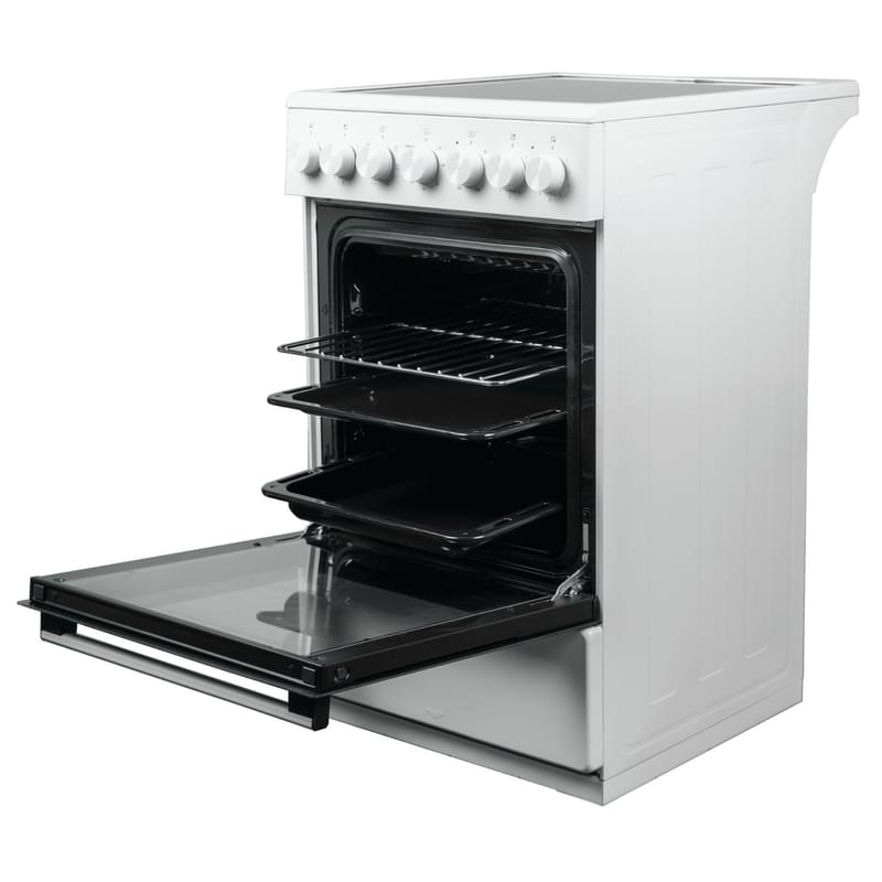 Плита электрическая Midea 50 см FSC-506EW - фото #2, Technodom.kz