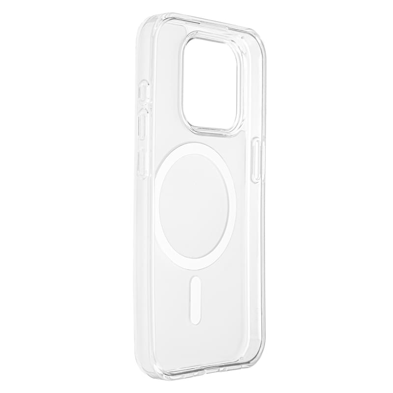 Чехол для iPhone 15 Pro, NEO TPU Case with MagSafe, Clear (TPUCM-15ProC) - фото #2, Technodom.kz