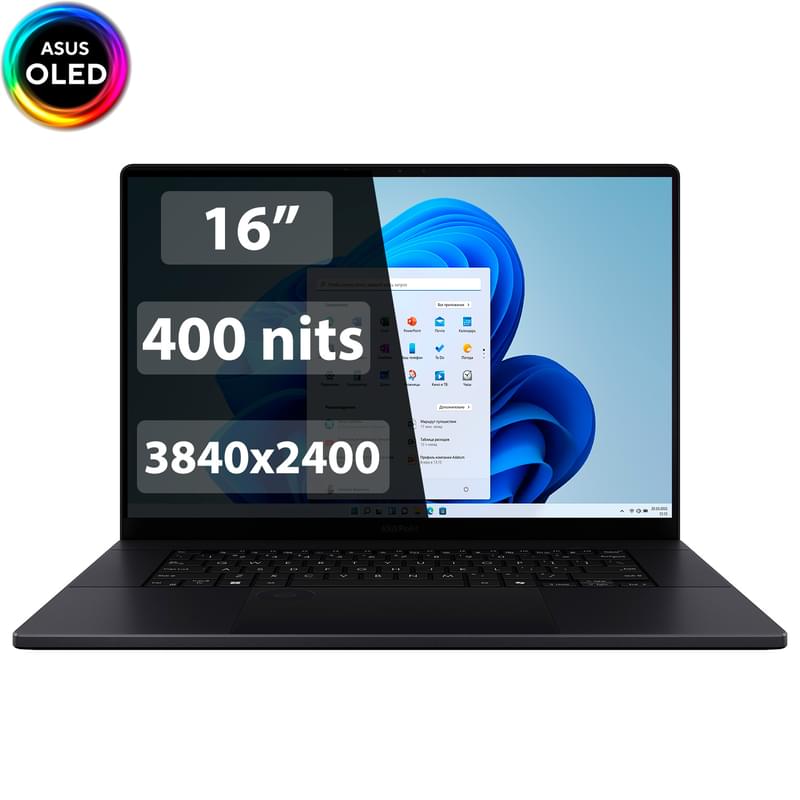 Ультрабук Asus ProArt P16 OLED Copilot+ PC/ Ryzen 9 HX 370 / 64ГБ / 2000SSD / RTX4070 8ГБ / 16 / Win11Pro / (H7606WI-ME117X) - фото #0, Technodom.kz Ультрабук Asus ProArt P16 OLED Copilot+ PC/ Ryzen 9 HX 370 / 64ГБ / 2000SSD / RTX4070 8ГБ / 16 / Win11Pro / (H7606WI-ME117X) - фото #0, Technodom.kz