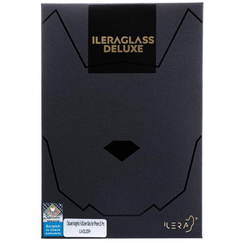 Защитное стекло для iPhone 15 Pro Max, iLera DeLuxe Incognito FullCover Glass (DLXINC15PM) - фото #0, Technodom.kz
