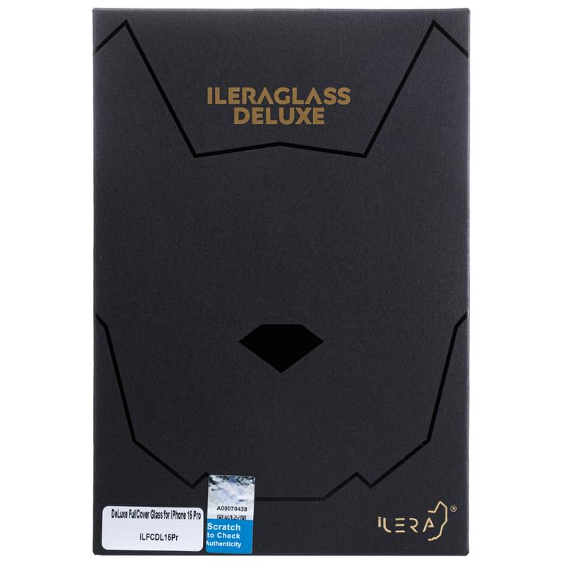 Защитное стекло для iPhone 15 Pro, iLera DeLuxe FullCover Glass (DLX15P) - фото #0, Technodom.kz