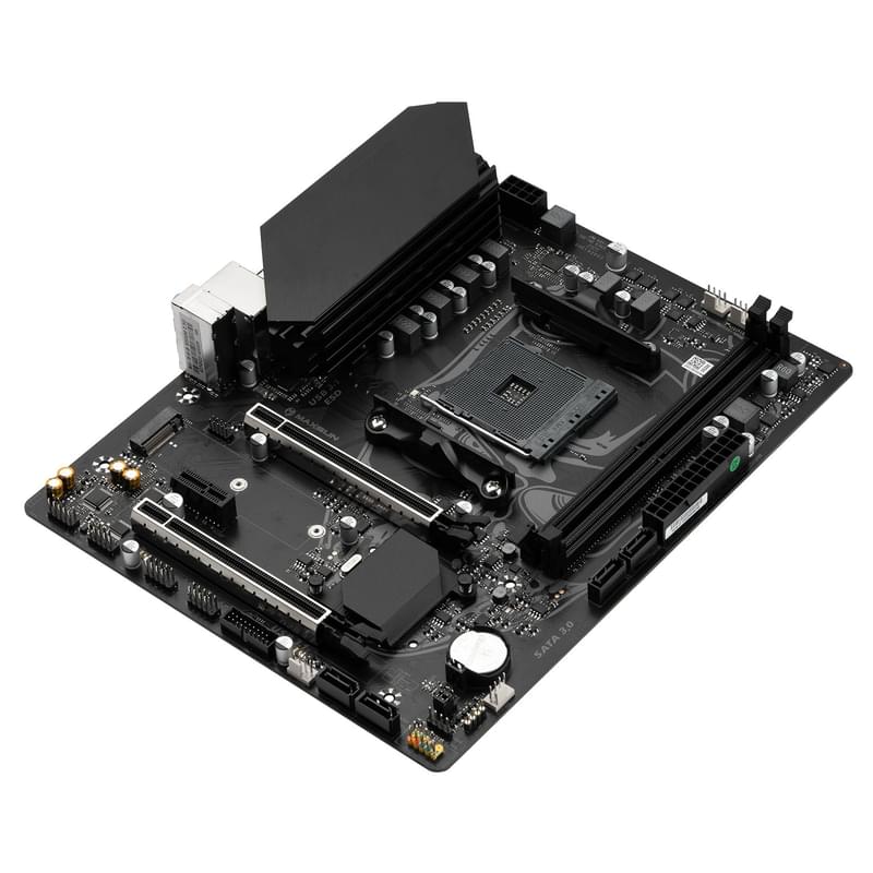 MAXSUN аналық платасы Terminator B550M AM4 2DDR4 PCI-E 1x16 1x4 1x1 (HDMI+VGA) mATX - фото #4, Technodom.kz