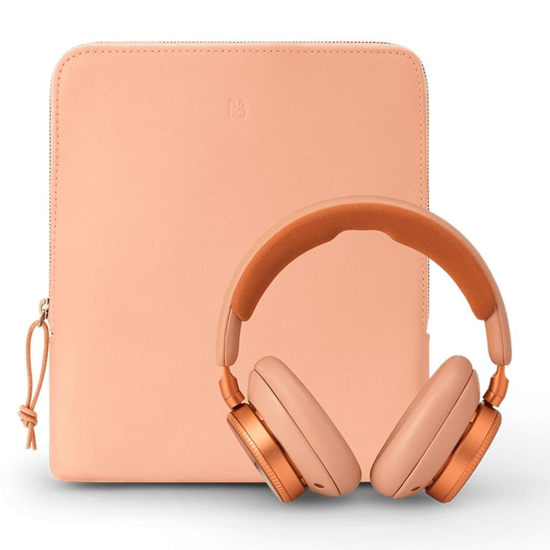 Жапсырмалы құлаққап B&O Bluetooth BeoPlay H100, Sunset Apricot - фото #4, Technodom.kz
