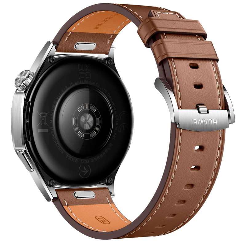 Huawei GT 5 (46mm) Смарт сағаты,Brown Composite Leather Strap - фото #5, Technodom.kz