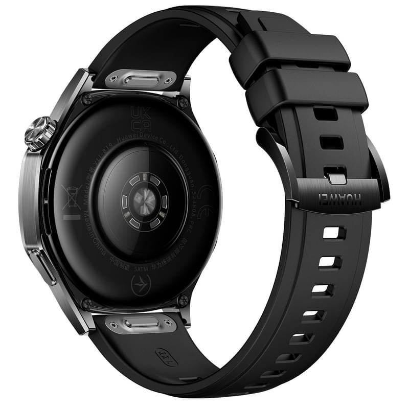 Huawei GT 5 (46mm) Смарт сағаты,Black Fluoroelastomer Strap - фото #5, Technodom.kz
