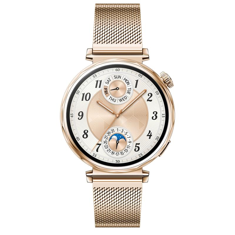 Huawei GT 5 (41mm)  Смарт сағаты,Gold Milanese Strap - фото #2, Technodom.kz