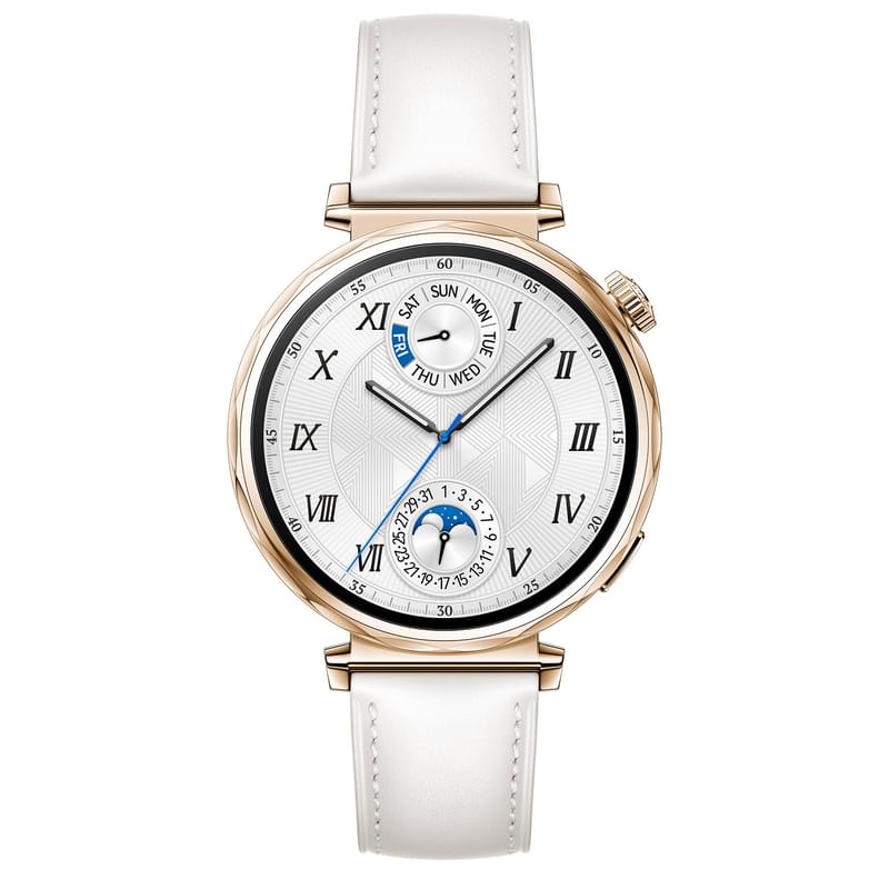 Смарт-часы Huawei Watch GT 5 (41mm) White Composite Leather Strap - фото #2, Technodom.kz