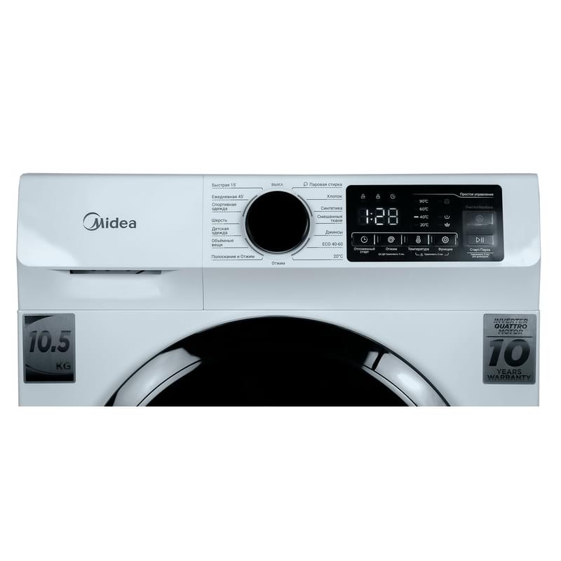 Midea MFN11W105BW-KZ Кір жуғыш машина - фото #4, Technodom.kz