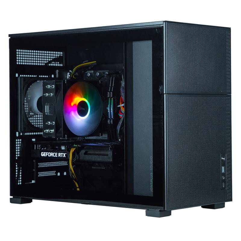 Neo Game ойын компьютері (Ci3 12100F/RTX 3060 12GB/16GB/SSD 1TB/H610M/D31 MESH Black) - фото #0, Technodom.kz