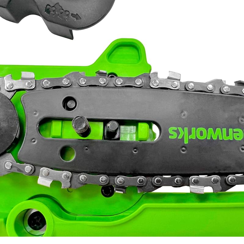 Greenworks G24MCS10 24V аккумуляторлы тізбекті шағын арасы 10см АКБ мен ҚҚ жоқ (2008207) - фото #5, Technodom.kz