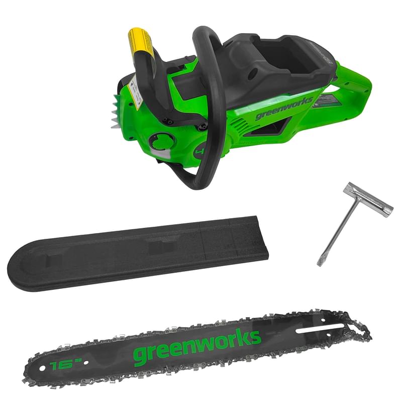 Greenworks 40V аккумуляторлы тізбекті арасы, 40 см 2000 Вт АКБ мен ҚҚ жоқ (2008807) - фото #3, Technodom.kz