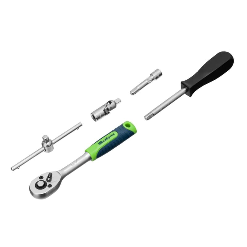 Набор инструментов Сибртех 29 предметов 1/4" (13392M) - фото #4, Technodom.kz