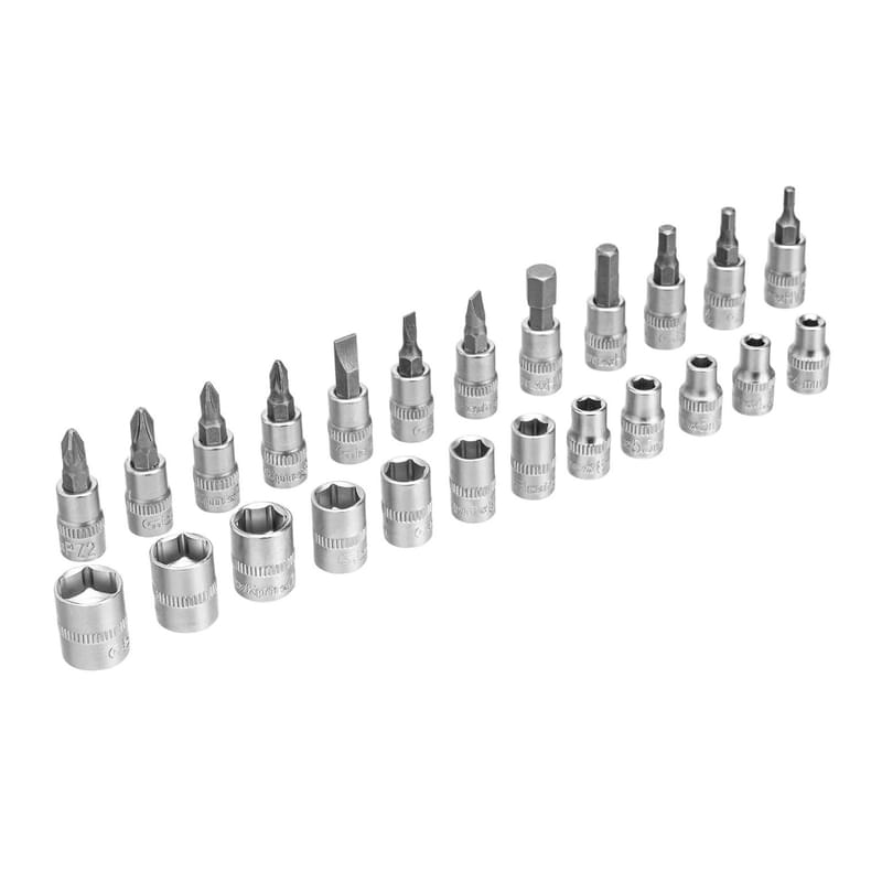 Набор инструментов Сибртех 29 предметов 1/4" (13392M) - фото #5, Technodom.kz