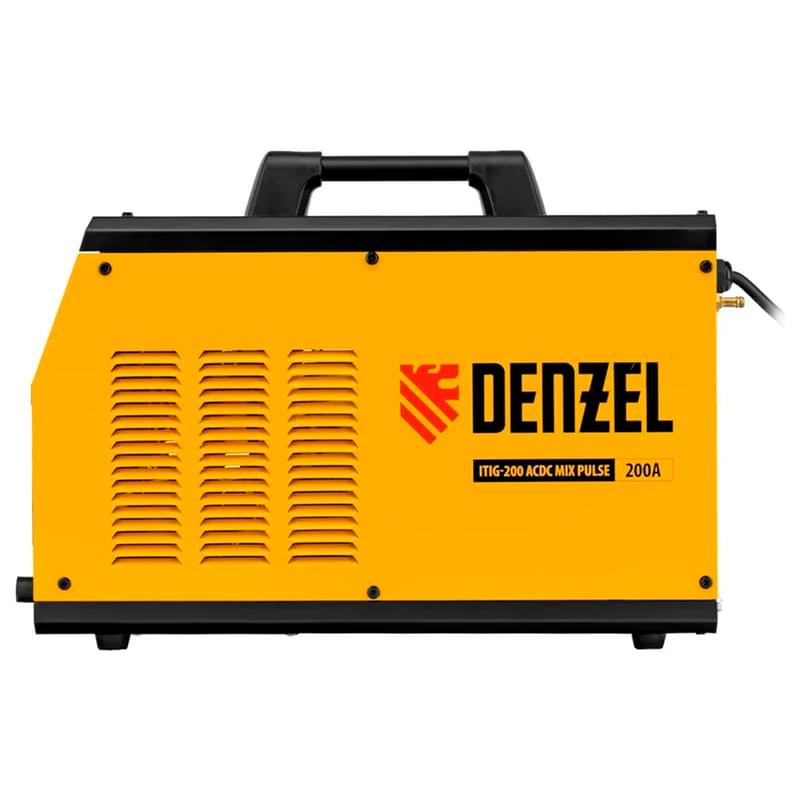 Сварочный аппарат инверторный с аргонодуговой сваркой Denzel ITIG-200 ACDC Mix Pulse (94319M) - фото #2, Technodom.kz