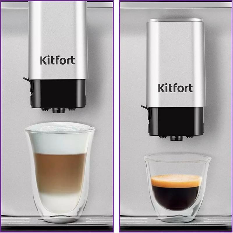 Kitfort KT-7166 кофемашинасы - фото #6, Technodom.kz