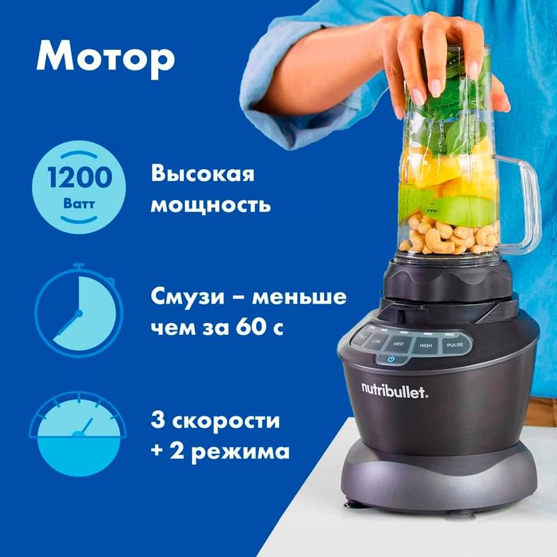 Блендер стационарный Nutribullet NBF-500DG - фото #8, Technodom.kz