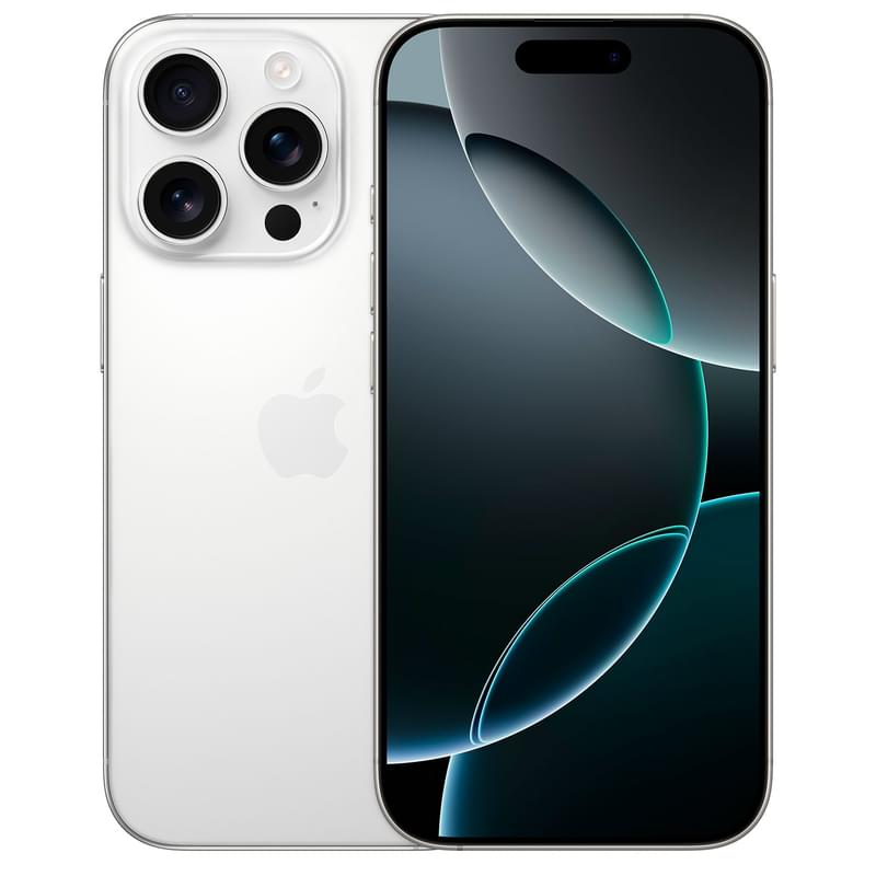 Смартфон Apple iPhone 16 Pro 8/512GB White Titanium - фото #0, Technodom.kz