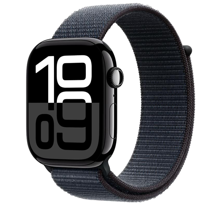 Смарт-часы Apple Watch Series 10 GPS 46mm Jet Black Aluminium Case with Ink Sport Loop - фото #0, Technodom.kz