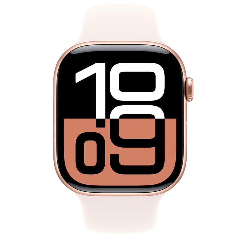 Смарт-часы Apple Watch Series 10 GPS 46mm Rose Gold Aluminium Case with Light Blush Sport Band - M/L - фото #1, Technodom.kz Смарт-часы Apple Watch Series 10 GPS 46mm Rose Gold Aluminium Case with Light Blush Sport Band - M/L - фото #1, Technodom.kz