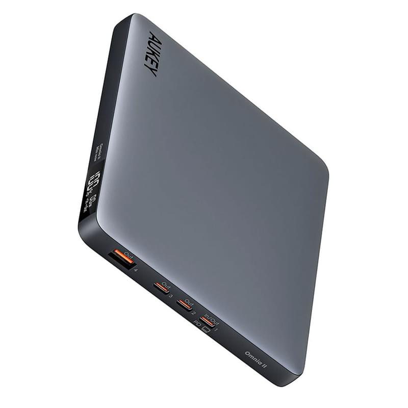 Сыртқы аккумулятор Aukey Sprint X 20K 100Вт PB-Y44 20000 мАч сұр (PB-Y44) - фото #2, Technodom.kz