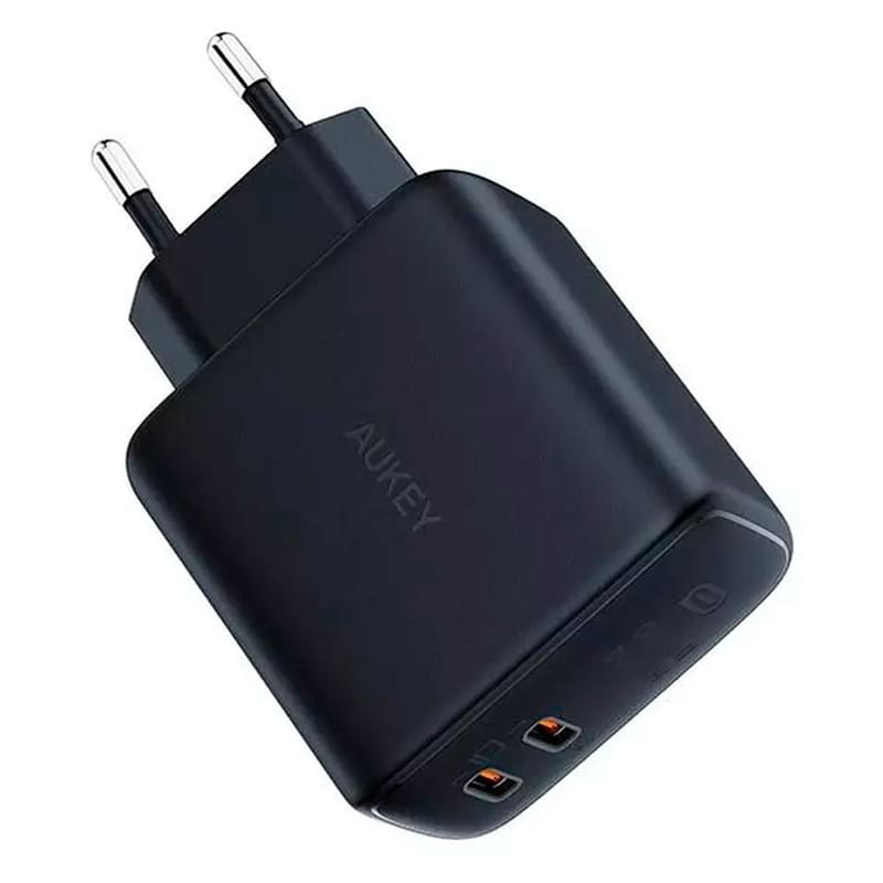 Адаптер питания Aukey Omnia II 45W PA-B4T USB 2*Type-C (PA-B4T) - фото #3, Technodom.kz