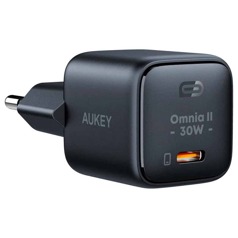 Адаптер питания Aukey VoltApex II Mini 30W PA-B1L USB Type-C черный (PA-B1L) - фото #2, Technodom.kz