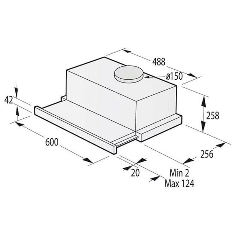 Вытяжка Gorenje TH606E7B - фото #4, Technodom.kz