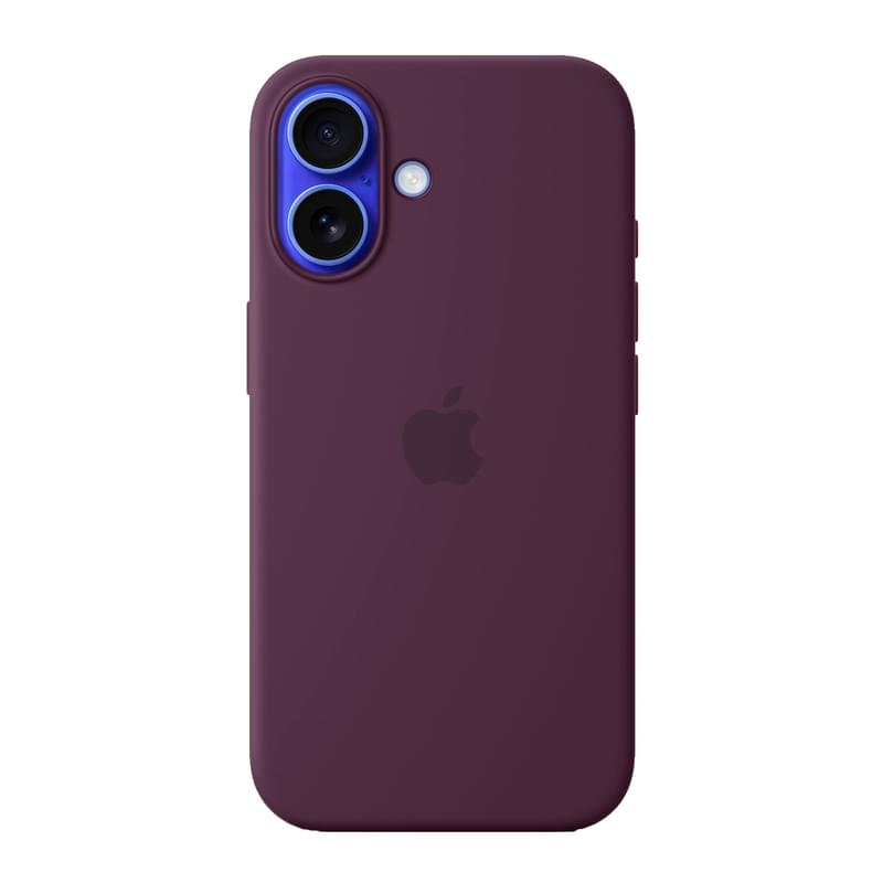 Чехол для iPhone 16 Silicone Case with MagSafe - Plum (MYY43ZM/A) - фото #0, Technodom.kz