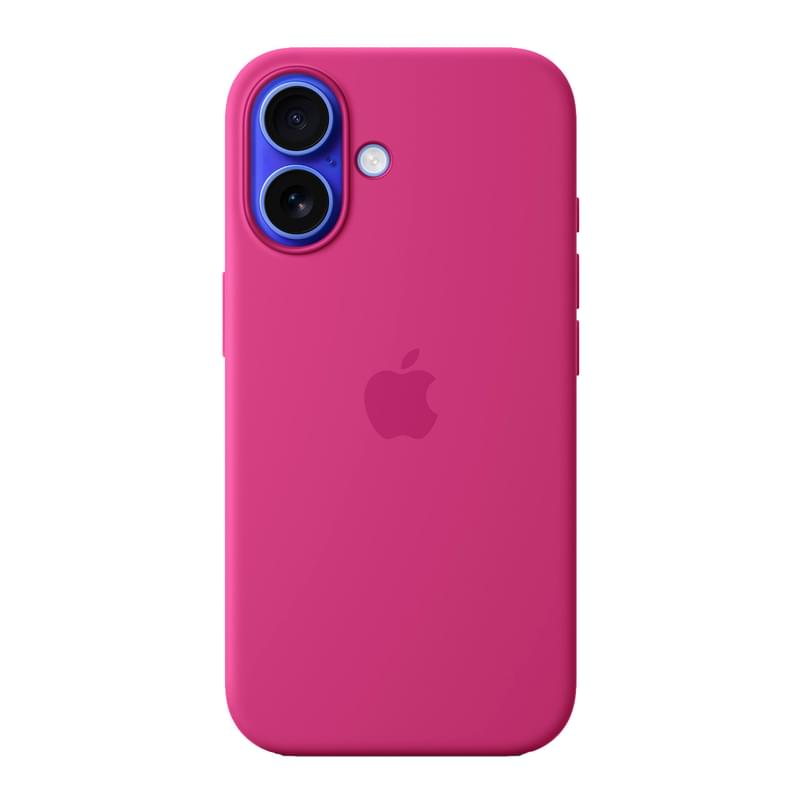 Чехол для iPhone 16 Silicone Case with MagSafe - Fuchsia (MYY53ZM/A) - фото #0, Technodom.kz