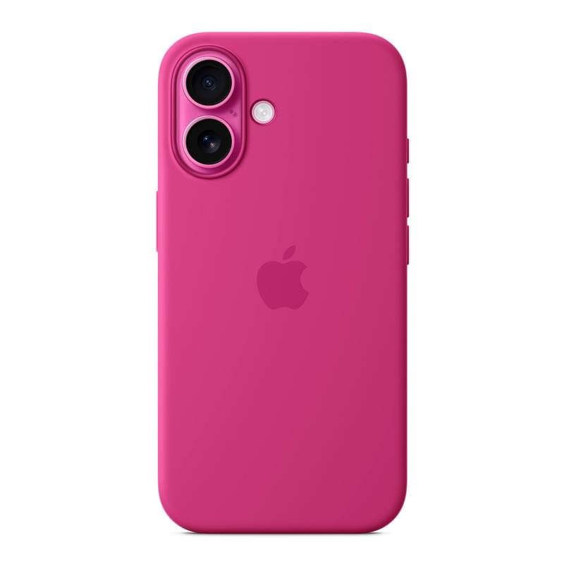 Чехол для iPhone 16 Silicone Case with MagSafe - Fuchsia (MYY53ZM/A) - фото #2, Technodom.kz