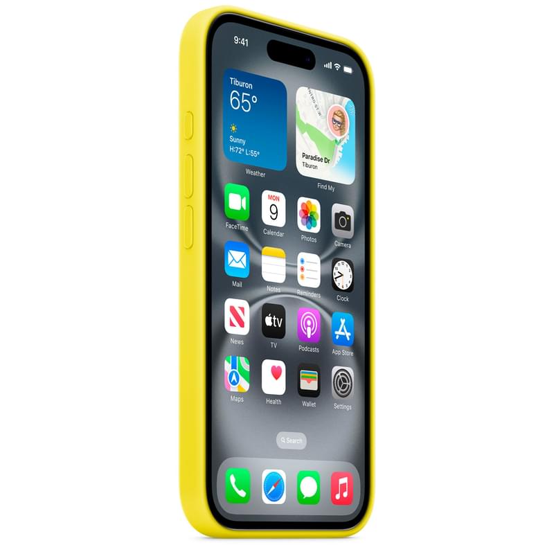 Чехол для iPhone 16 Silicone Case with MagSafe - Star Fruit (MYY73ZM/A) - фото #5, Technodom.kz