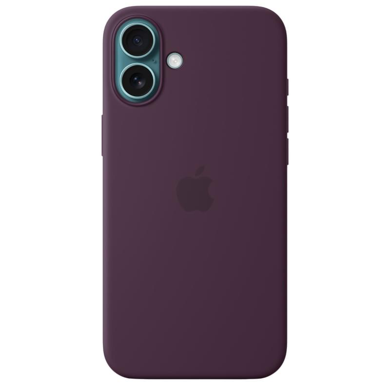 Чехол для iPhone 16 Plus Silicone Case with MagSafe - Plum (MYYD3ZM/A) - фото #3, Technodom.kz