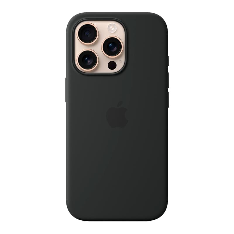 Чехол для iPhone 16 Pro Silicone Case with MagSafe - Black (MYYJ3ZM/A) - фото #0, Technodom.kz