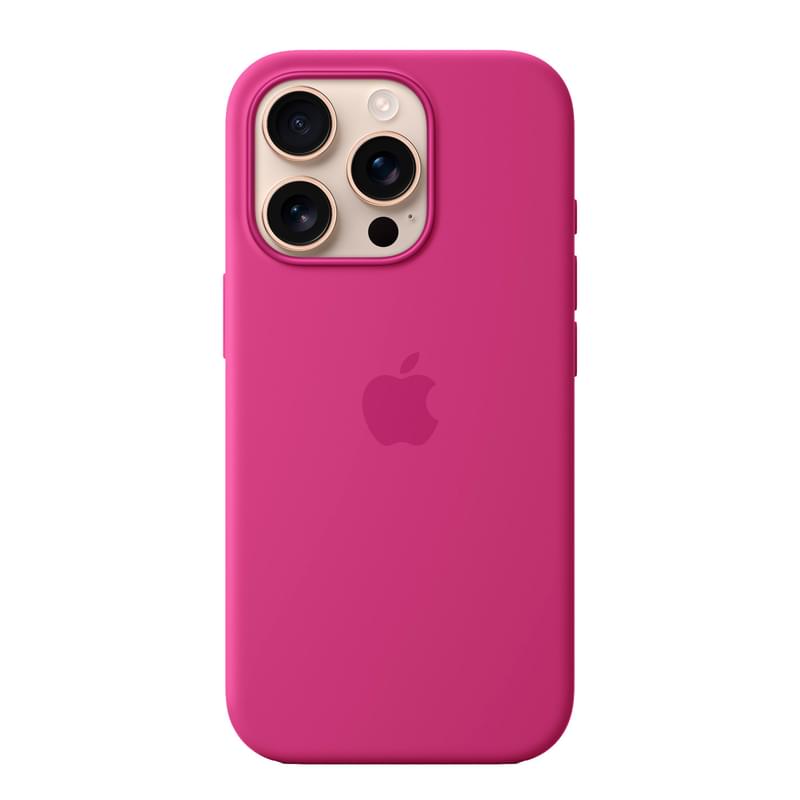 Чехол для iPhone 16 Pro Silicone Case with MagSafe - Fuchsia (MYYN3ZM/A) - фото #0, Technodom.kz