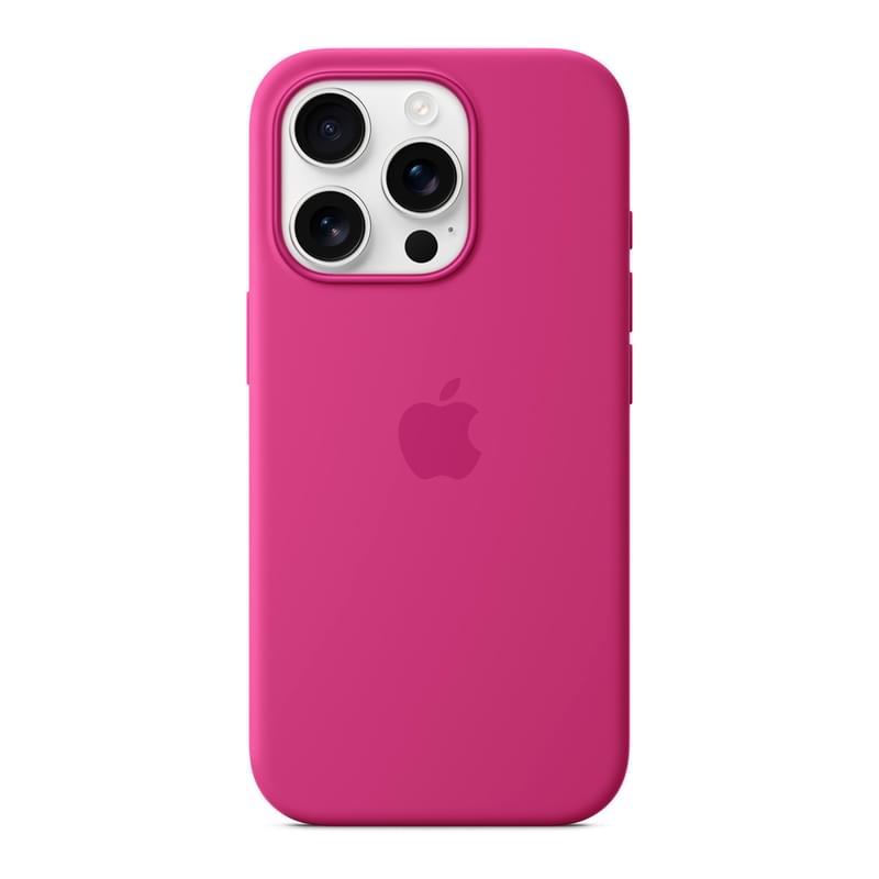 Чехол для iPhone 16 Pro Silicone Case with MagSafe - Fuchsia (MYYN3ZM/A) - фото #2, Technodom.kz