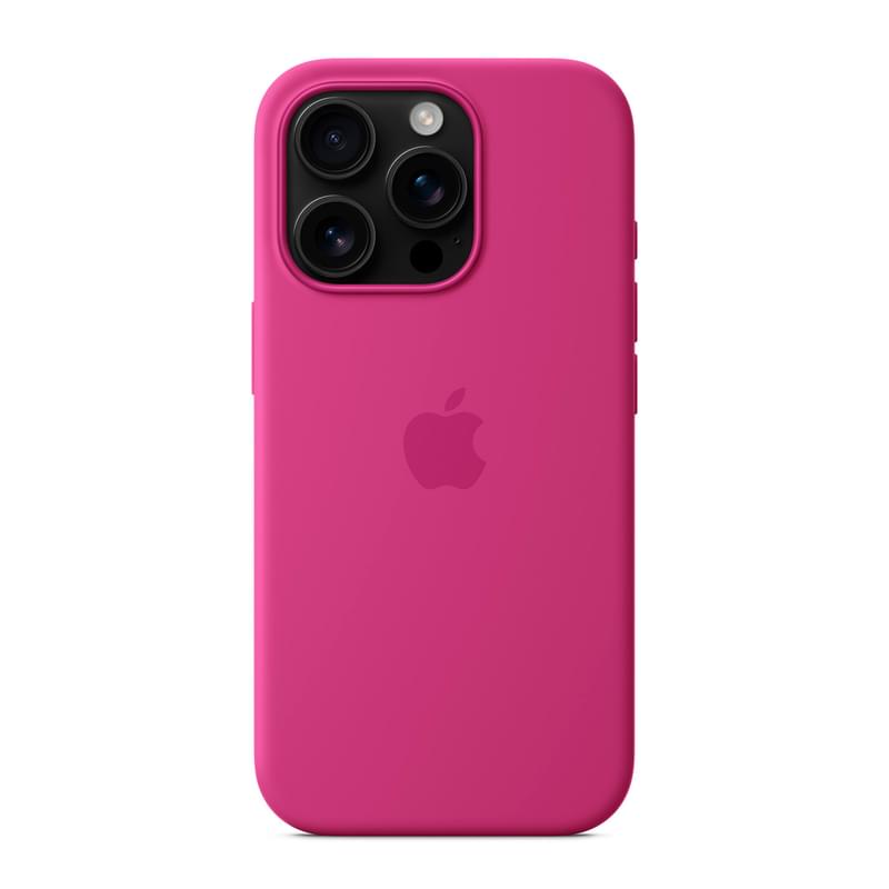 Чехол для iPhone 16 Pro Silicone Case with MagSafe - Fuchsia (MYYN3ZM/A) - фото #3, Technodom.kz