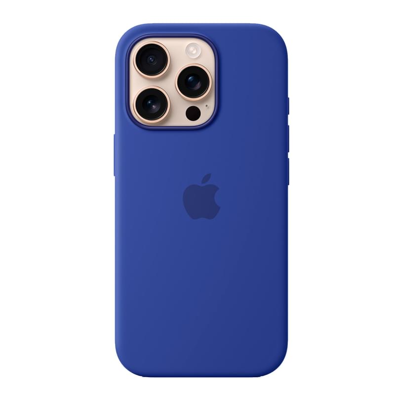 Чехол для iPhone 16 Pro Silicone Case with MagSafe - Ultramarine (MYYP3ZM/A) - фото #0, Technodom.kz