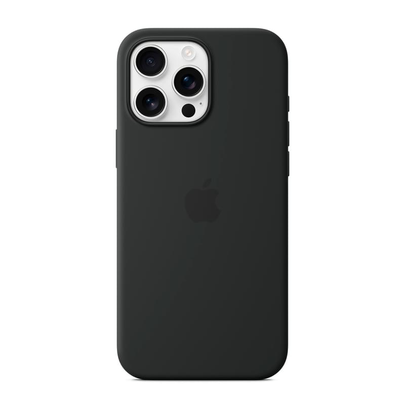 Чехол для iPhone 16 Pro Max Silicone Case with MagSafe - Black (MYYT3ZM/A) - фото #2, Technodom.kz