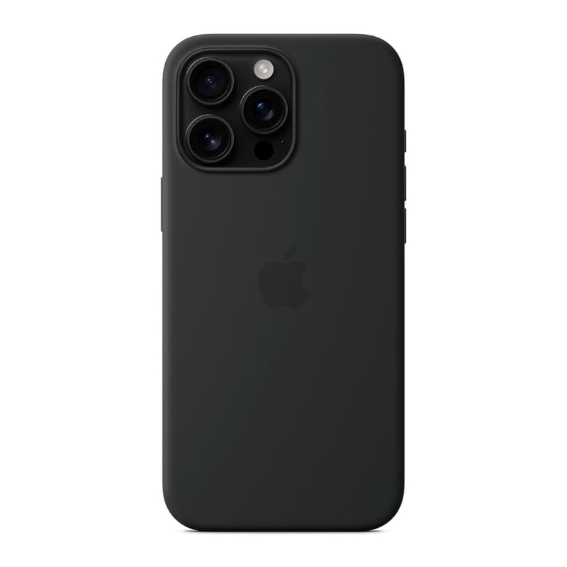 Чехол для iPhone 16 Pro Max Silicone Case with MagSafe - Black (MYYT3ZM/A) - фото #3, Technodom.kz