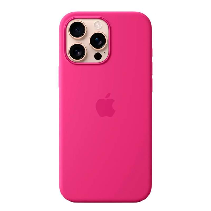 Чехол для iPhone 16 Pro Max Silicone Case with MagSafe - Fuchsia (MYYX3ZM/A) - фото #0, Technodom.kz