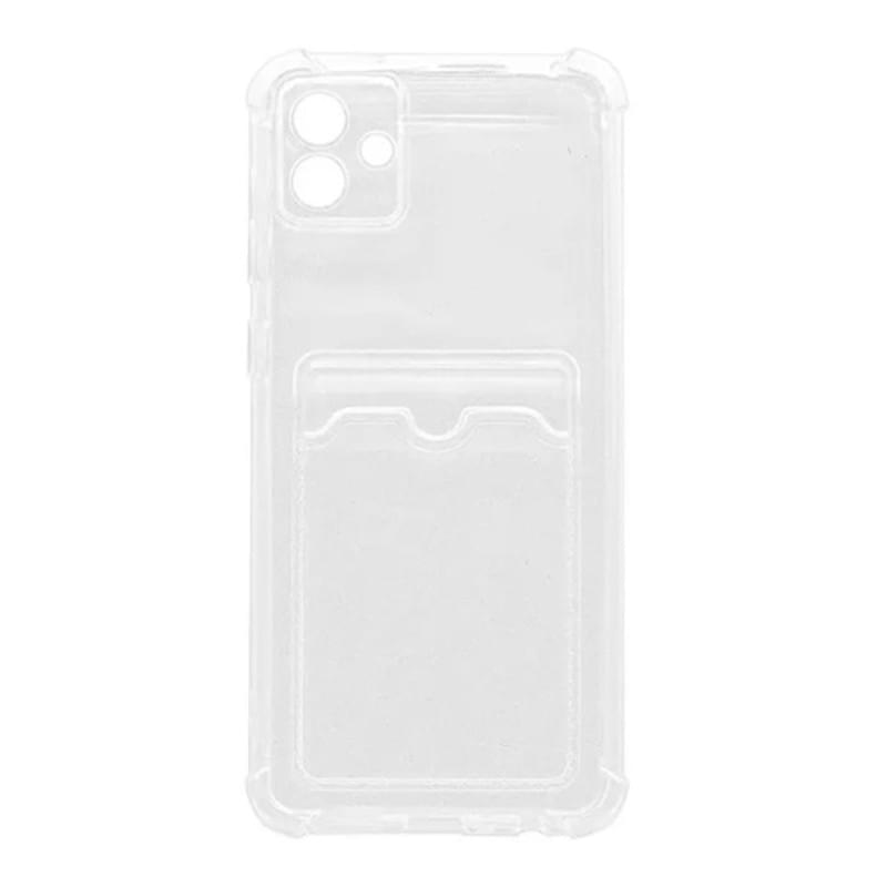 Чехол для Samsung A06 Прозрачный силиконовый чехол с визитницей A-Case (CASE-V-SGA06) - фото #0, Technodom.kz
