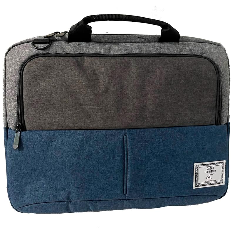 Сумка для ноутбука 15.6" QAZAQ TOURISTER, Blue/grey (QT-004) - фото #0, Technodom.kz
