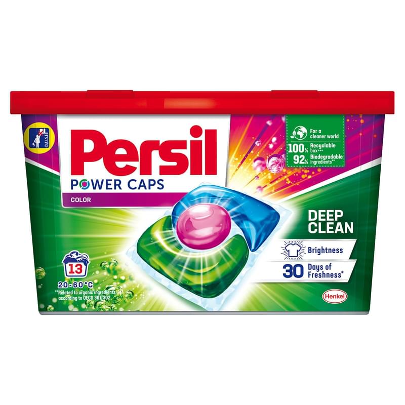 Капсулы для стирки PERSIL power-caps color 13шт - фото #0, Technodom.kz